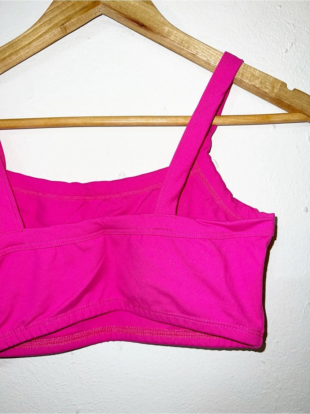 Thirty Years Hot Pink Women's Bralette Light Support Sports Bra - Picture 4 of 6